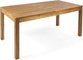 Teak Finish Acacia Wood Outdoor Dining Table I66048