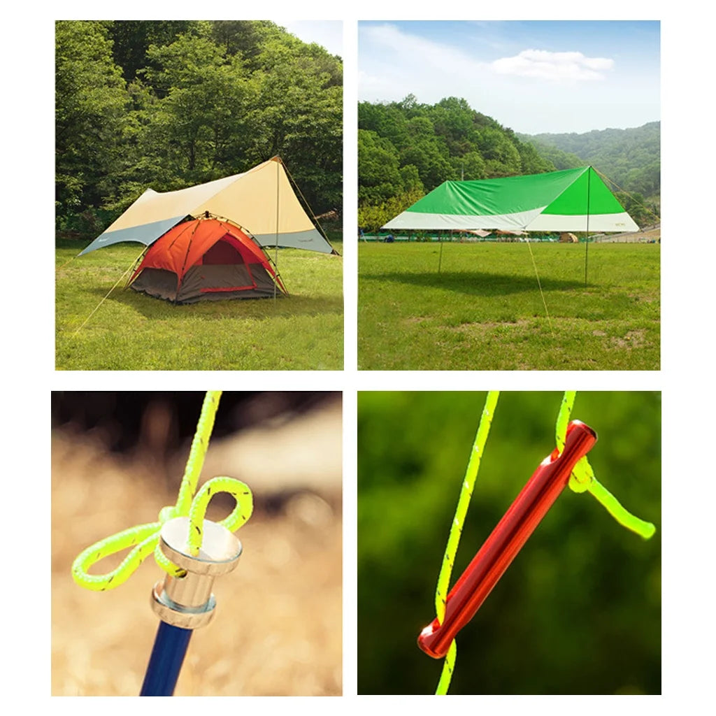 Fluorescent Reflective Guyline Tent Rope Camping Cord F9161