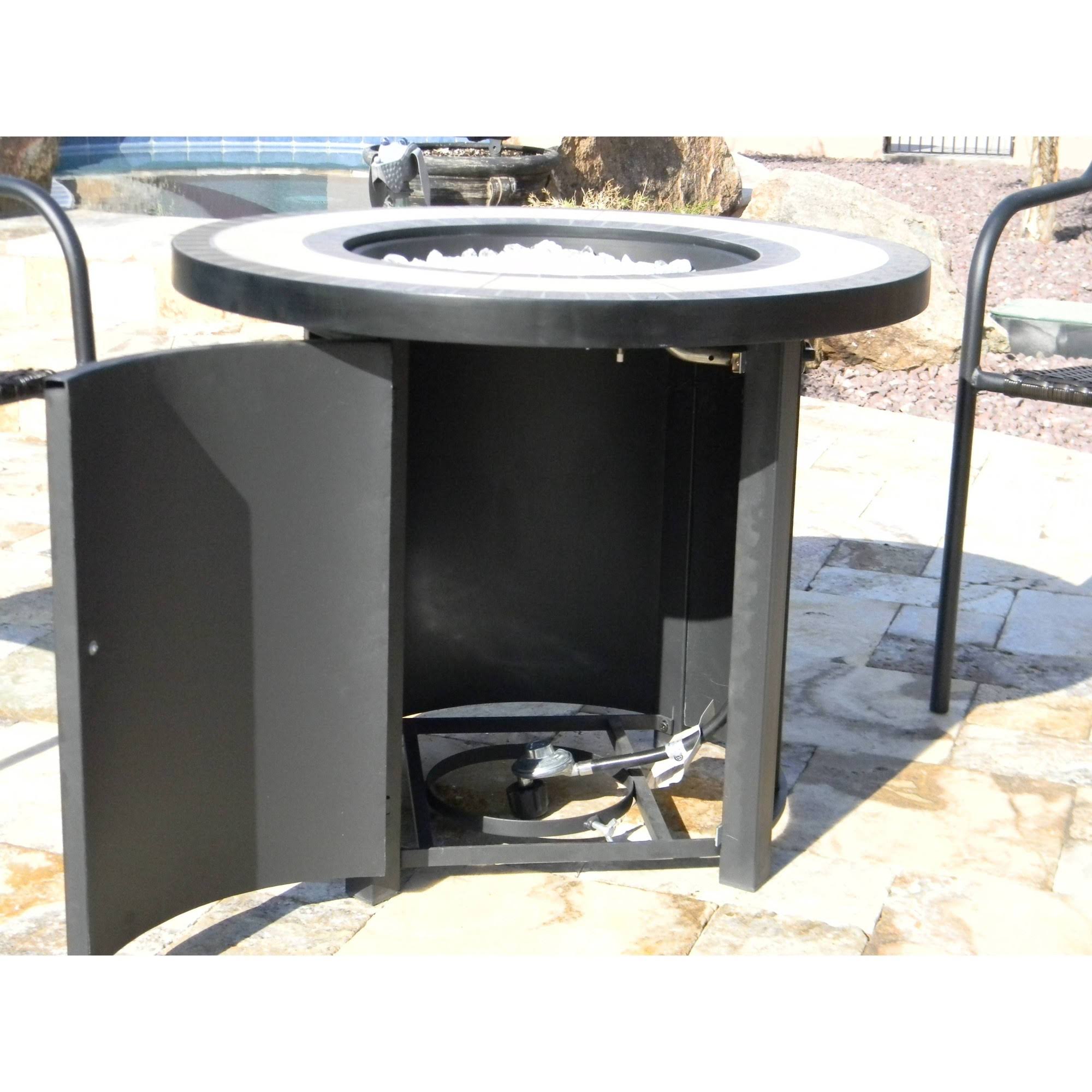 Round Propane Fire Pit I11466