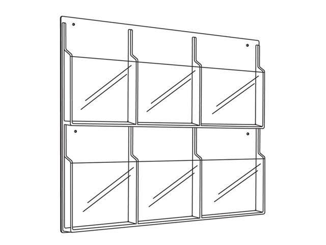 Clear 6 Magazine Display T34630