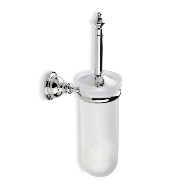 Chrome / Gold Wall Mounted Toilet Brush Y22281