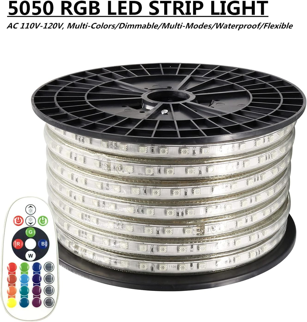 RGB LED Strip Lights with Remote (131.2ft/40m) H4264