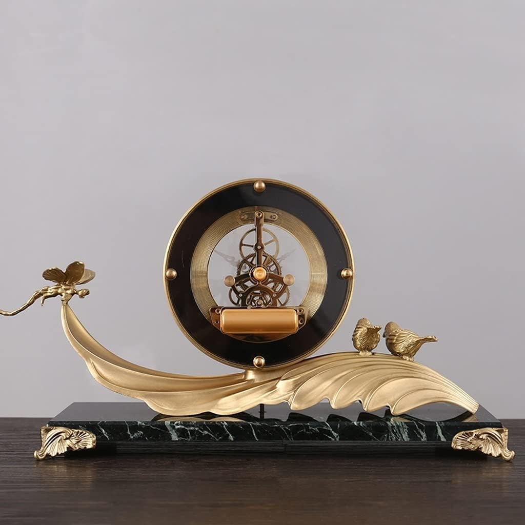 Brass Desk Clock Y1398