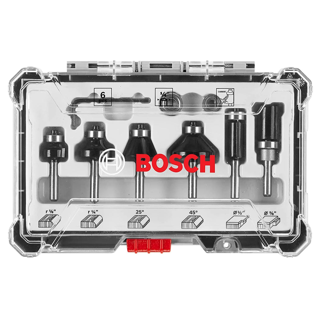 6 pc. Carbide-Tipped Router Bit Set Z366574