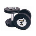 Black 65 lbs. Cast Dumbbells Y645318