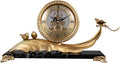 Brass Desk Clock Y1398