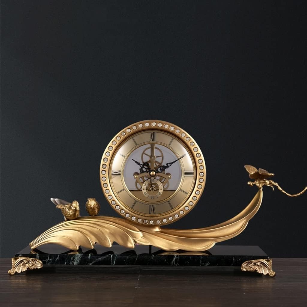 Brass Desk Clock Y1398