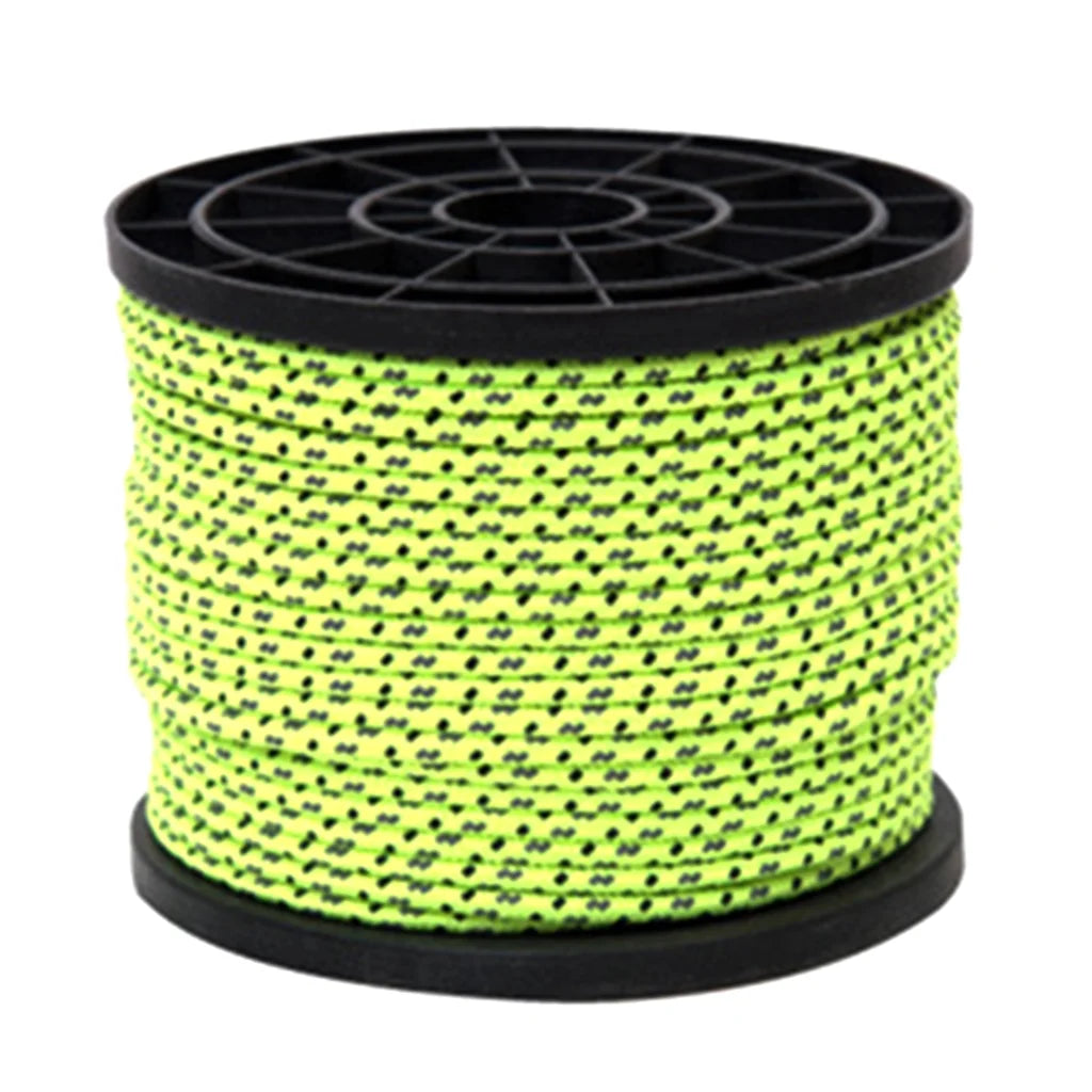 Fluorescent Reflective Guyline Tent Rope Camping Cord F9161