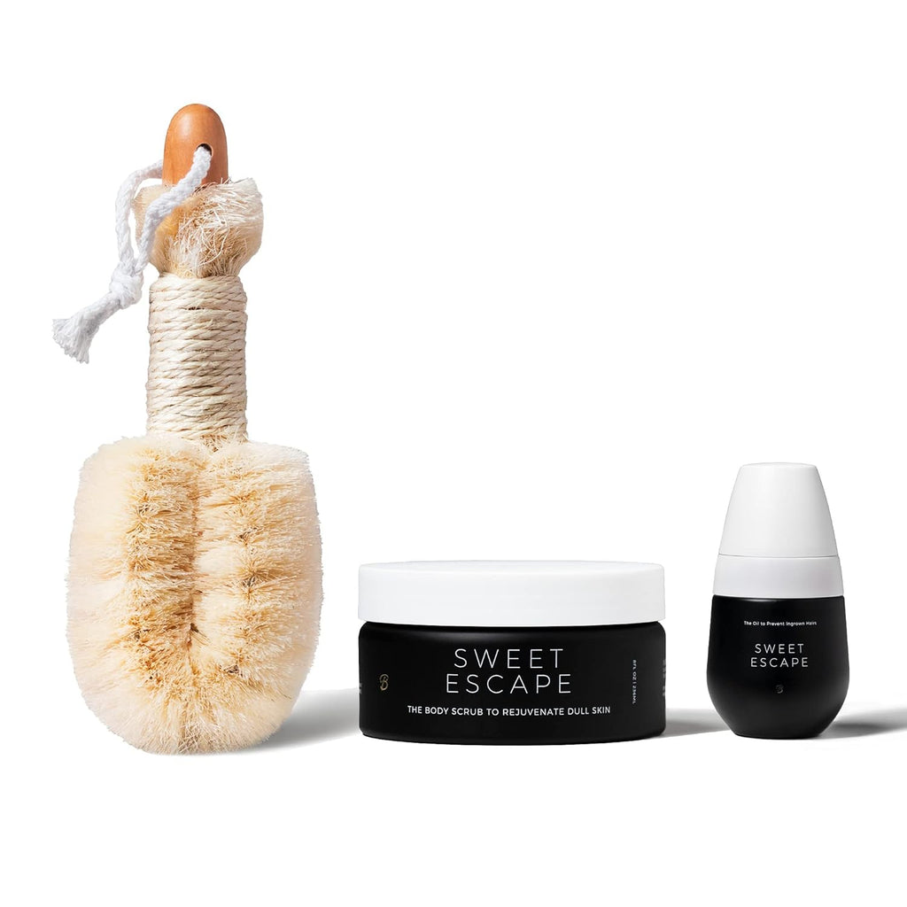 Nude Ingrown Treatment Oil and Exfoliating Scrub Pack of 2 Y440