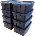 10 Gal Storage Container, 8 Pack Z7998