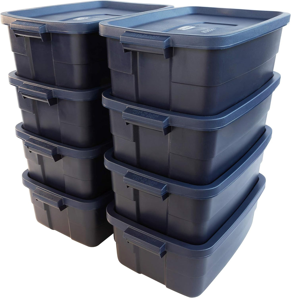 10 Gal Storage Container, 8 Pack Z7998