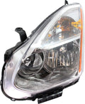 Headlight Assembly for Nissan Rogue 2009 2010 Driver Side Halogen U634
