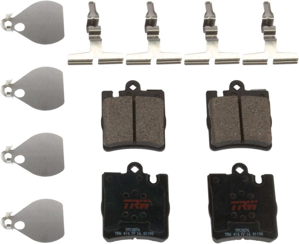 Disc Brake Pad Set, Rear, Black, Pack of 2 J119
