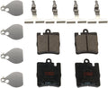 Disc Brake Pad Set, Rear, Black, Pack of 2 J119