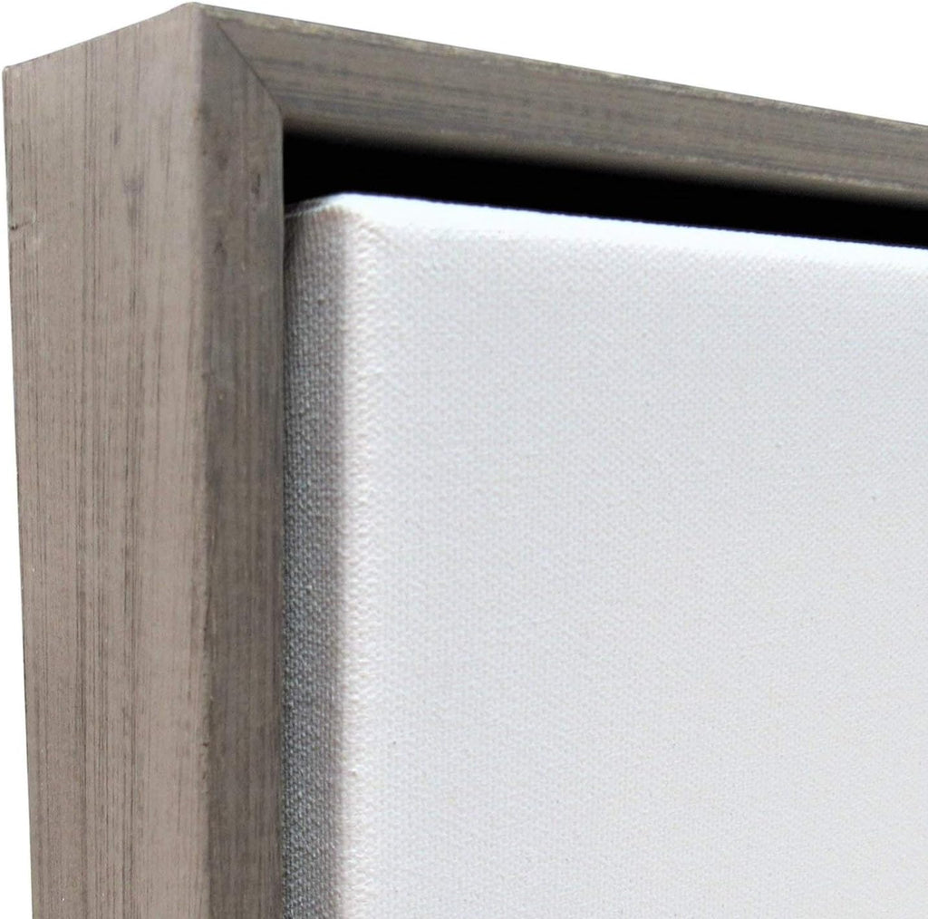 Weathered Brown Floater Frame for 1.5 deep canvas (24x36) A1436