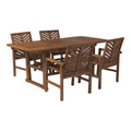 5 Piece Acacia Outdoor Dining Set I5156
