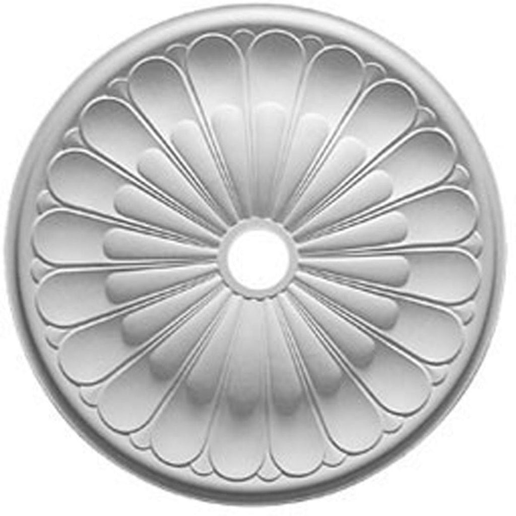 Smokey Topaz Crackle Ceiling Medallion W660