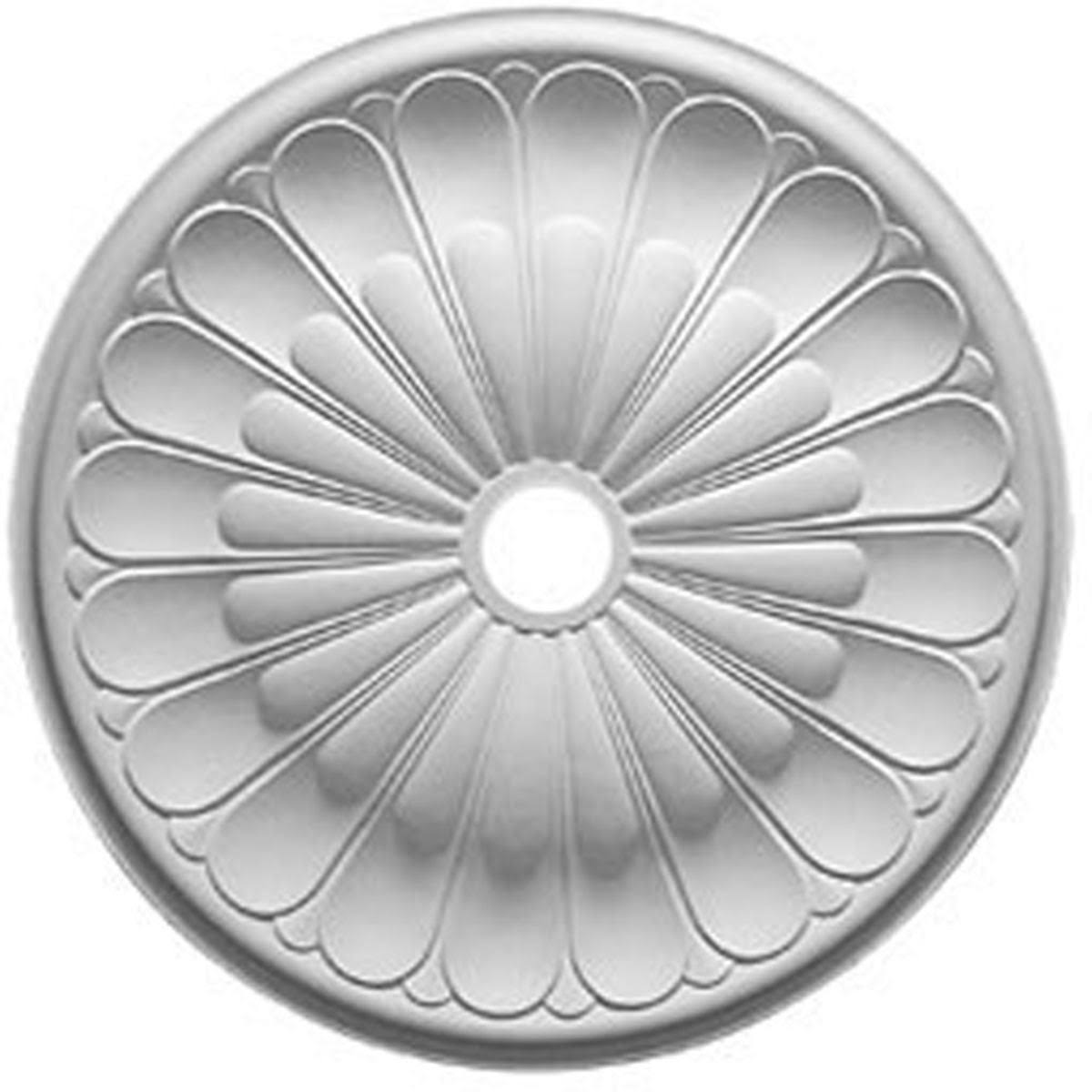 Smokey Topaz Crackle Ceiling Medallion W660