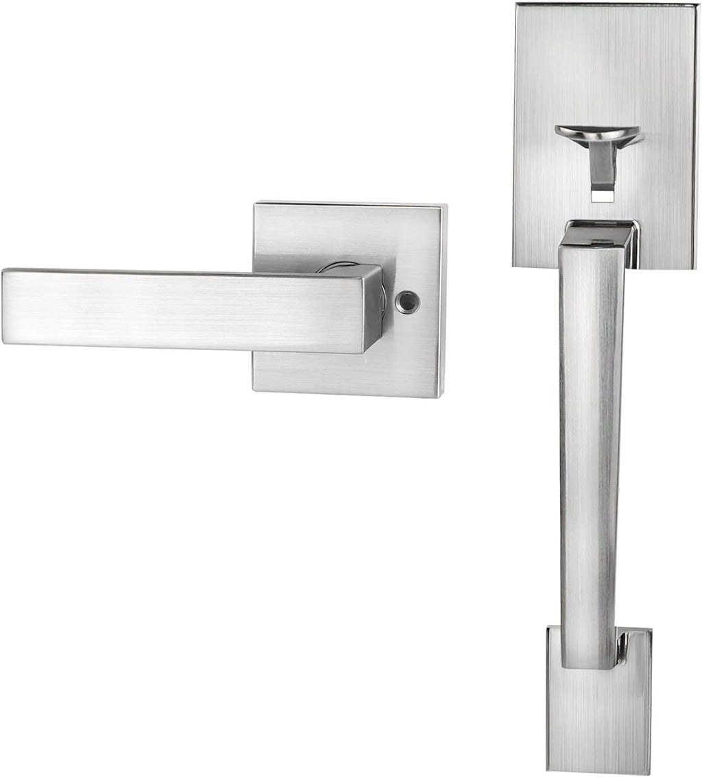 Matte Black Front Door Handleset Pack of 2 G216462