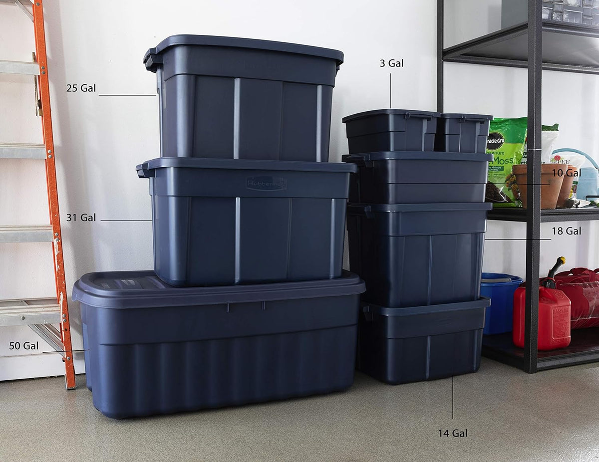 10 Gal Storage Container, 8 Pack Z7998