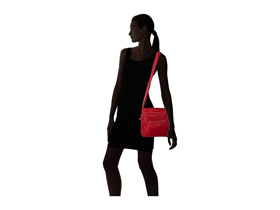 Red RFID Shoulder Bag J9489