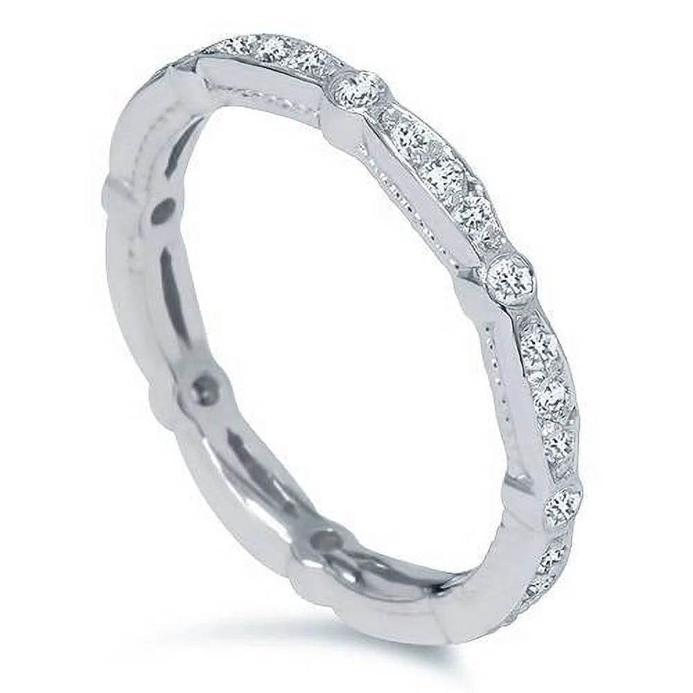 14K White Gold Diamond Eternity Ring G18000