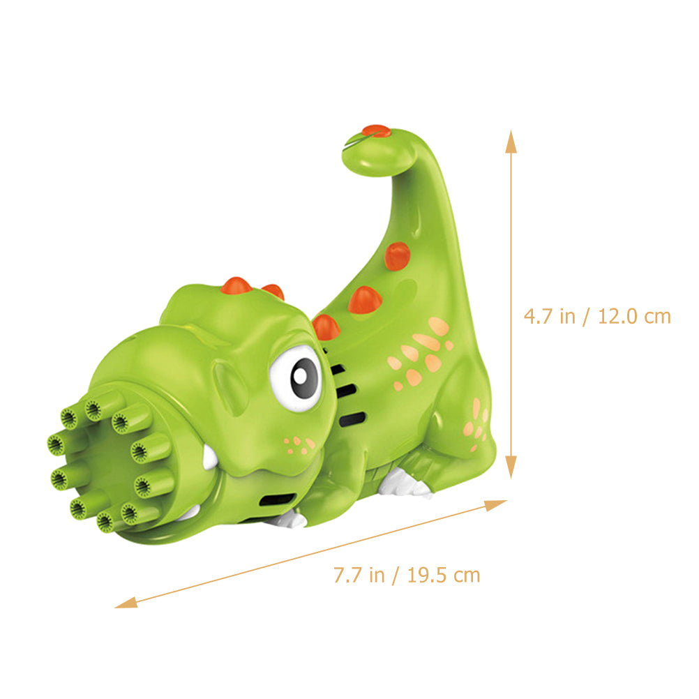 Dinosaur Gatling Bubble Gun 10-Hole Bubble Maker Toy Z68290