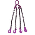 Adjustable 4 Leg Chain Sling with Grab Hooks Y75822