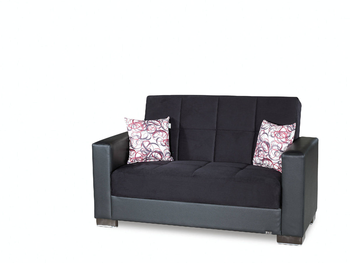 Black Loveseat L8354
