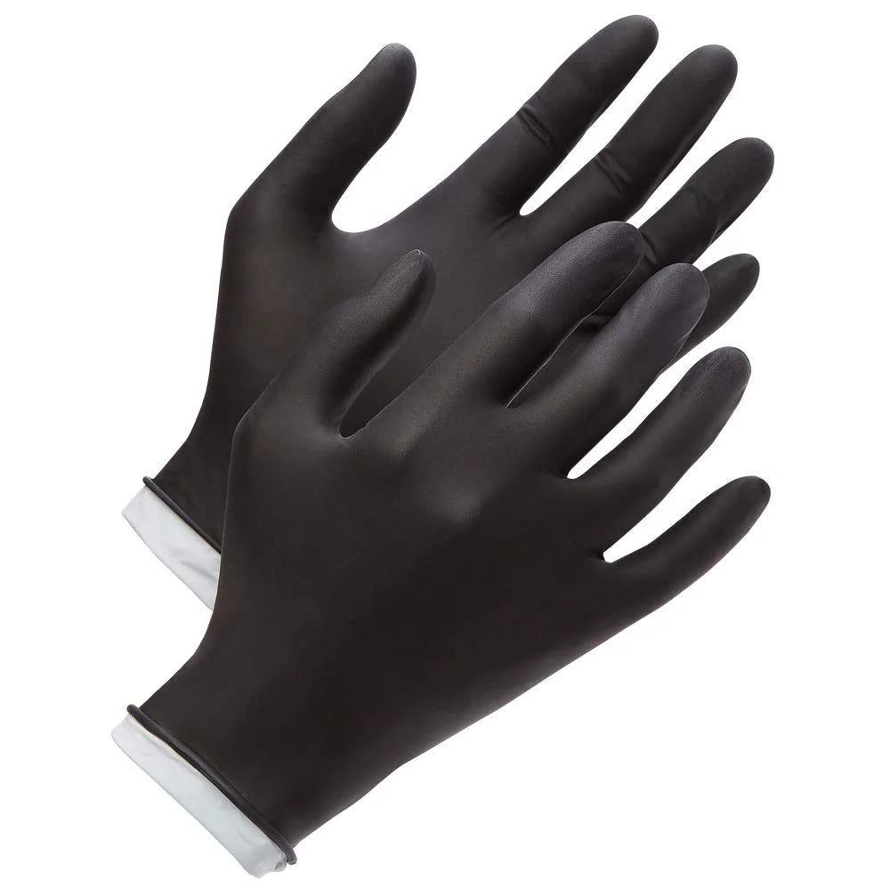 Black Nitrile Gloves, Large, 100 Count P189146