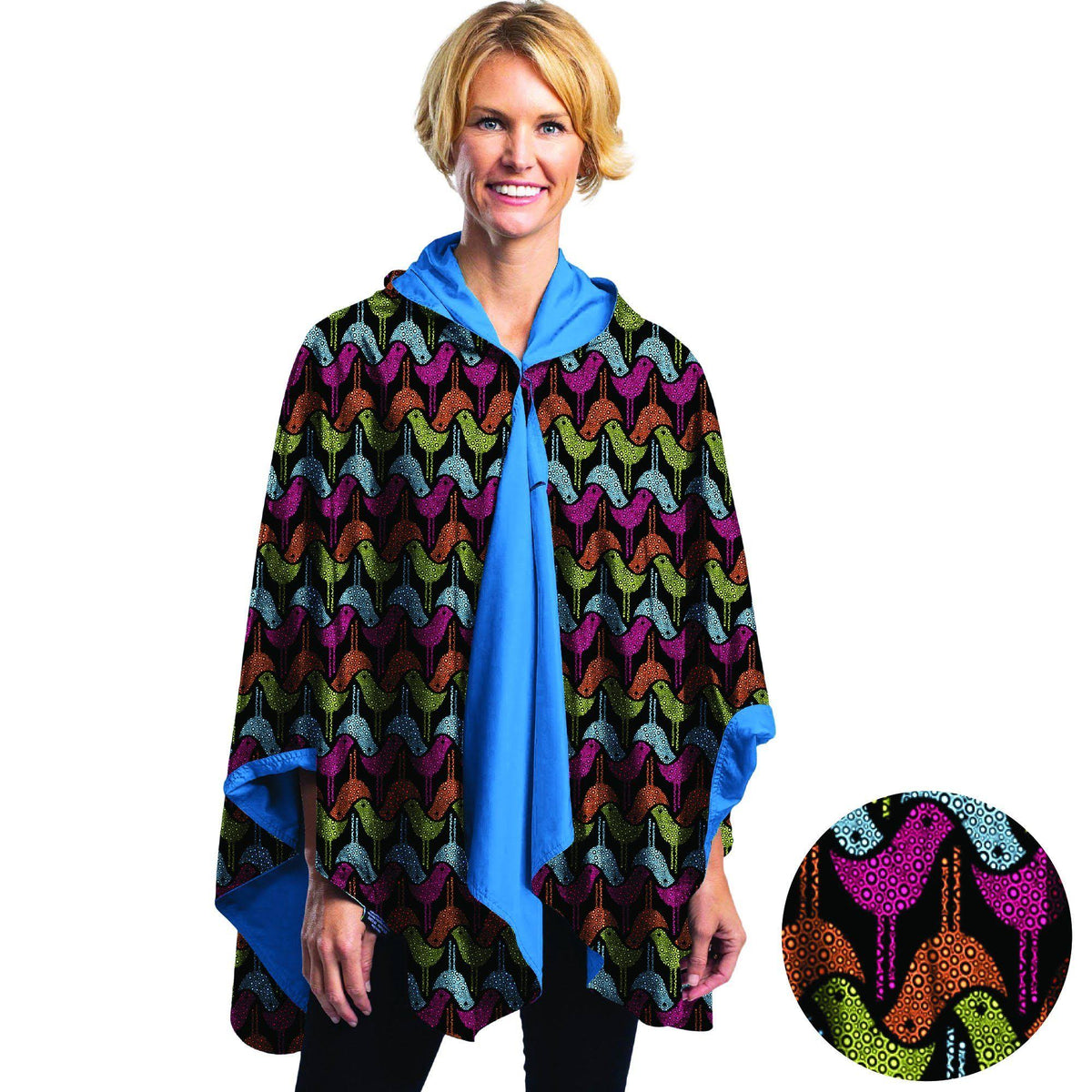 Bluebird & Birds Travel Cape C677