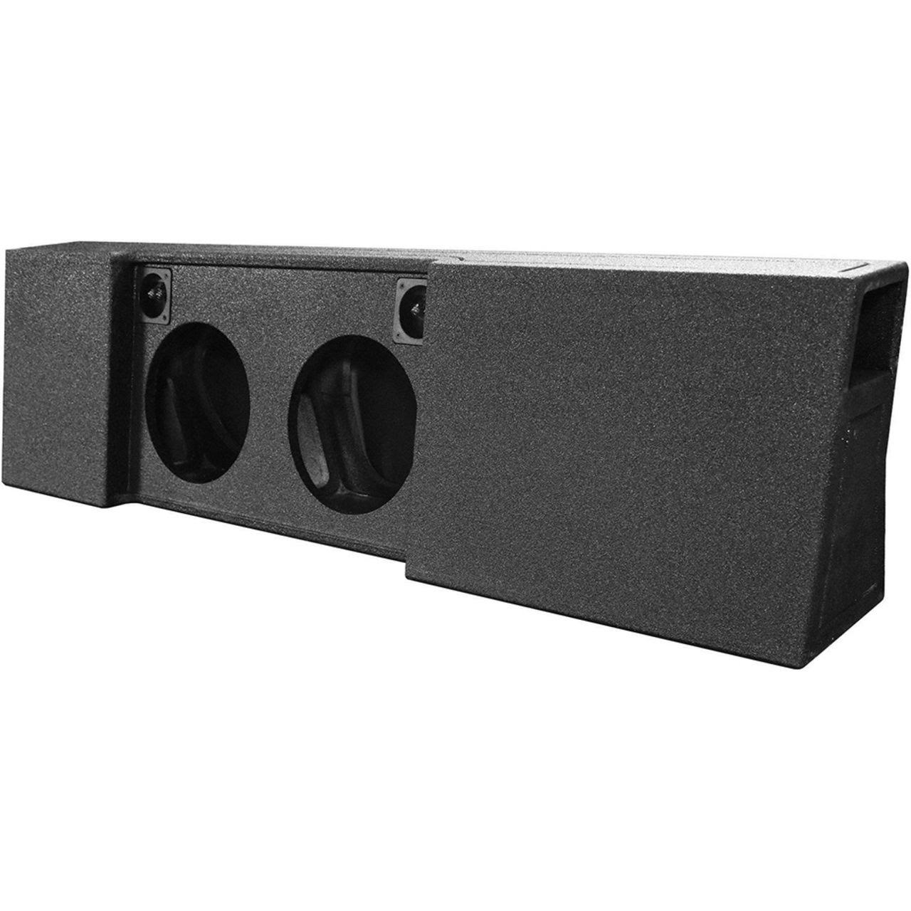 Dual 10 in. Ported Enclosure for Ford F150 Super Crew 2009-2018 F250 H888451