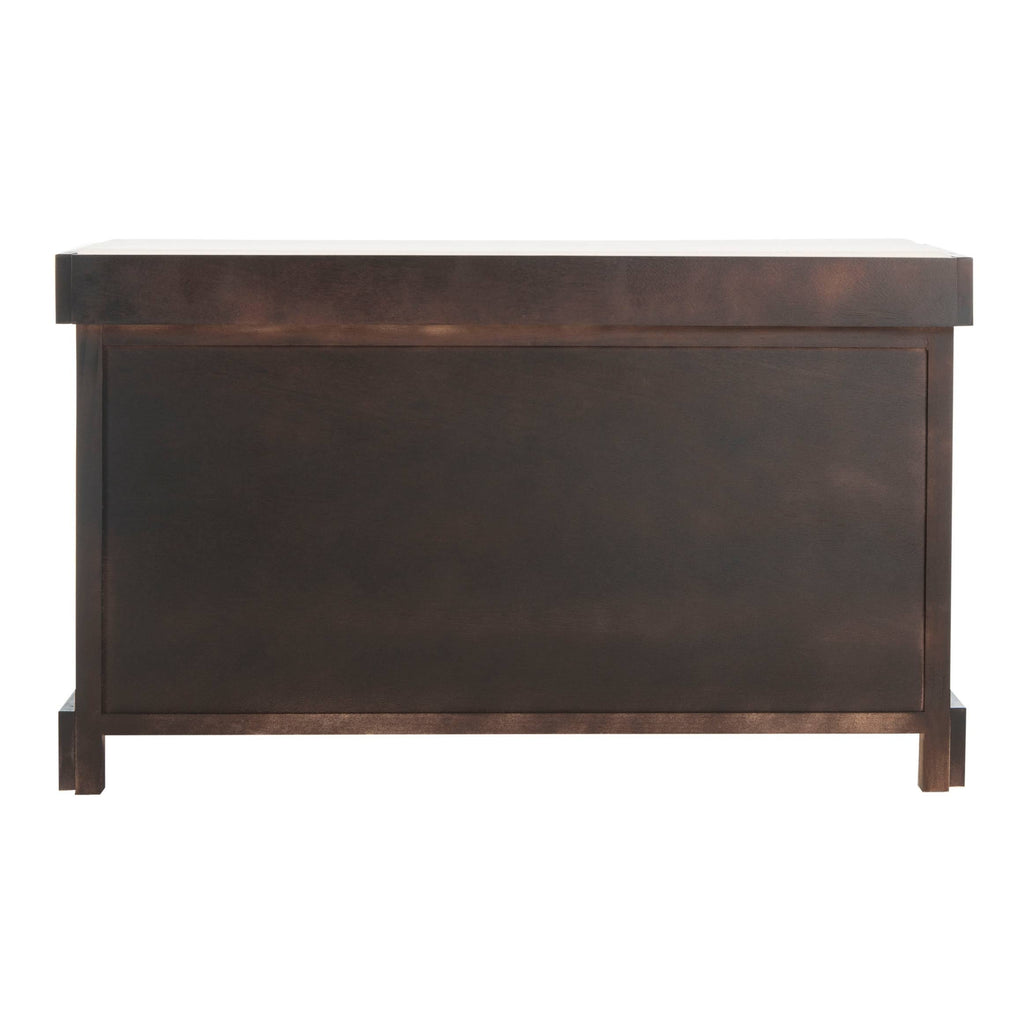 Brown Wicker Storage Bench F636106