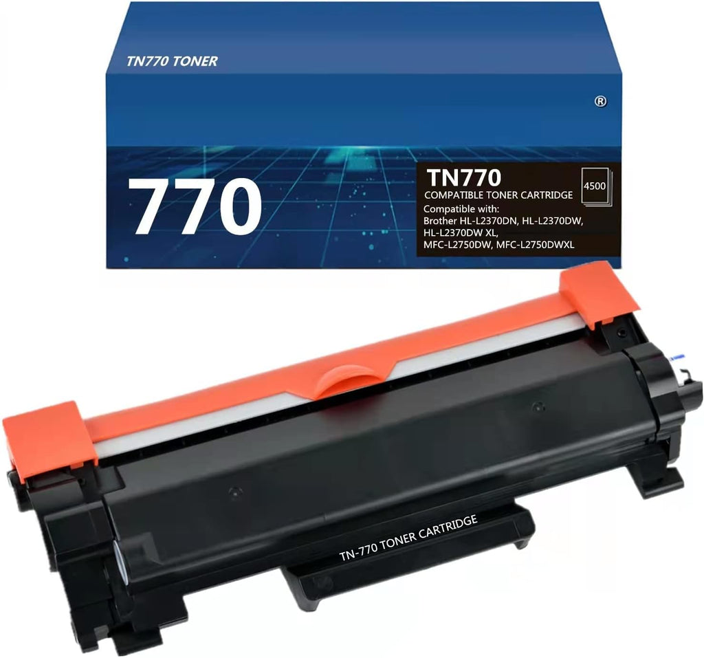 TN770 Compatible Toner Cartridge for Brother HL-L2370DW MFC-L2750DW (1-Pack) D853846