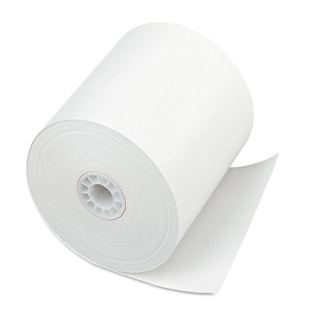 3 inch x 225 ft White Thermal Paper Rolls, 24/Carton Q601