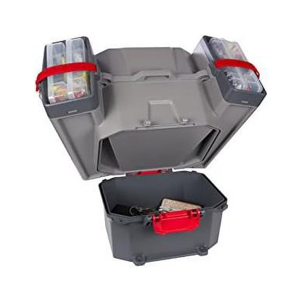 Grey/Red Tackle Box And Bait Storage Z59523