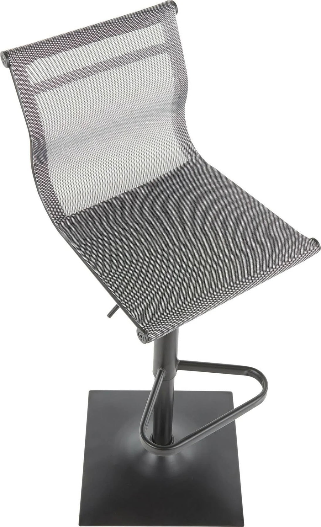 Black Silver Barstool C729