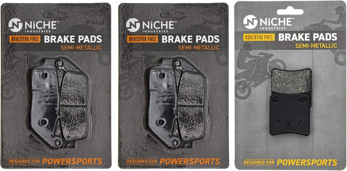Brake and Parking Pad Set, Semi-Metallic, Pack of 2 O44786