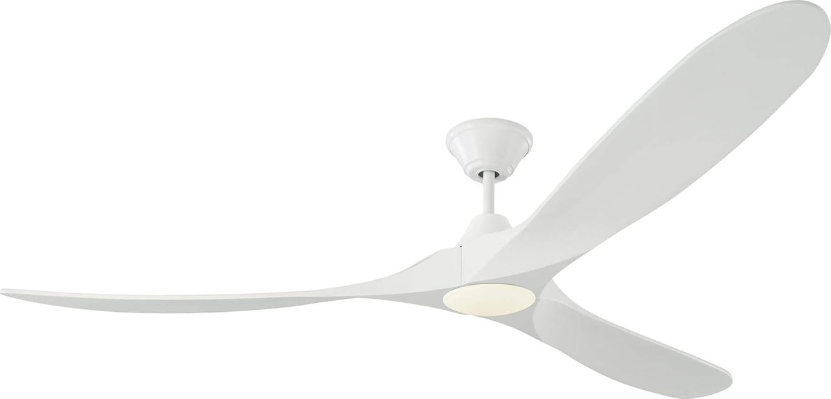 Matte Black 60 Ceiling Fan with LED Light and Remote Control V2937
