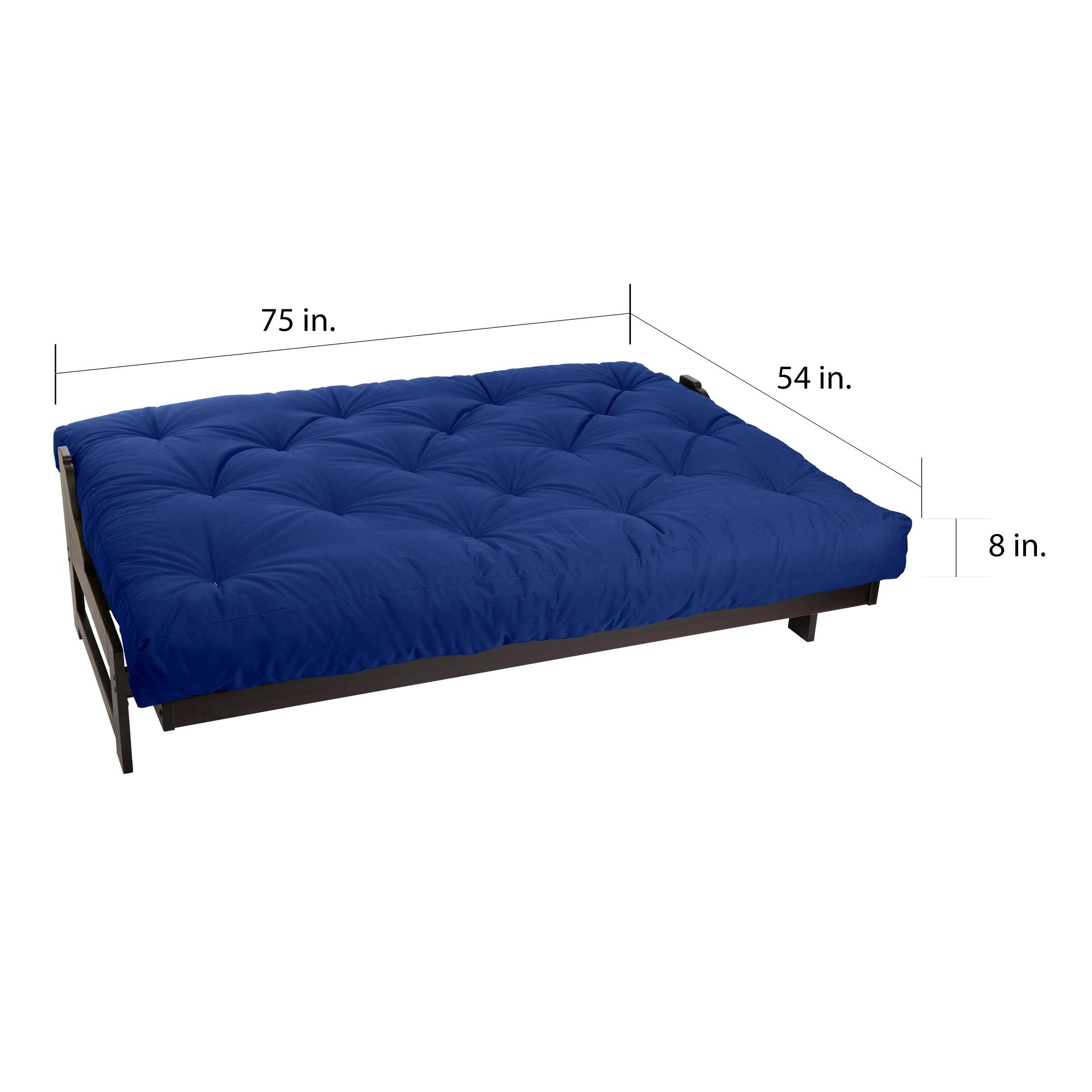 Khaki Gel Memory Foam Futon Mattress U843