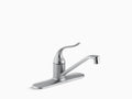 Brushed Chrome Single Handle Kitchen Faucet I164336