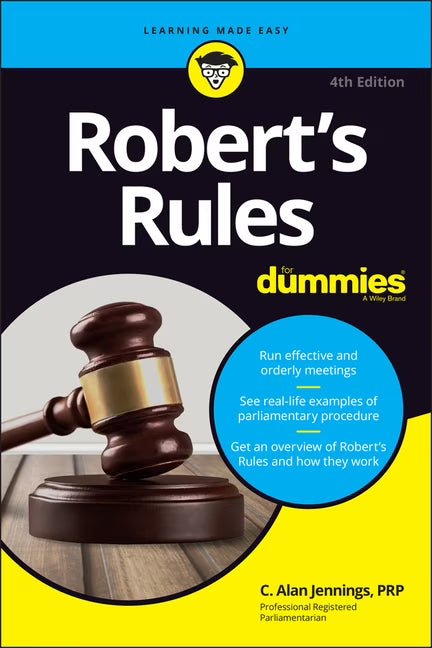 Robert's Rules for Dummies (Paperback) O5688