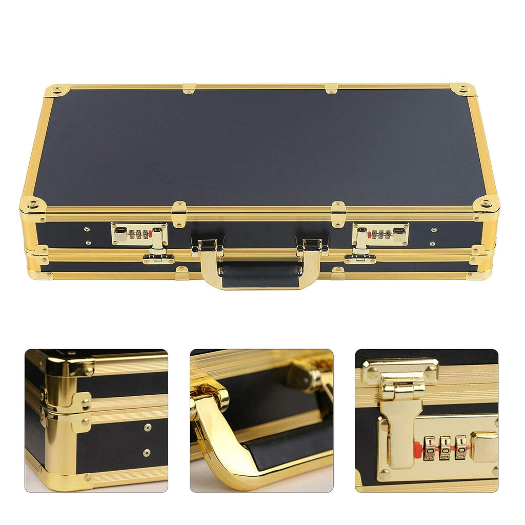 Barber Case Suitcase Carrying Case for Clippers Trimmers Scissors Combs Tools O299307
