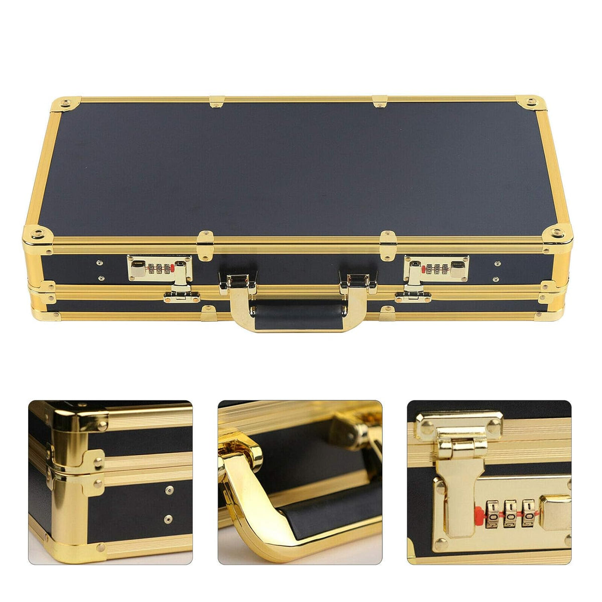 Barber Case Suitcase Carrying Case for Clippers Trimmers Scissors Combs Tools O299307