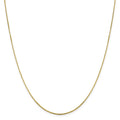 10kt Yellow Gold Octagonal Box Chain 20 inch Lobster Clasp Y610253
