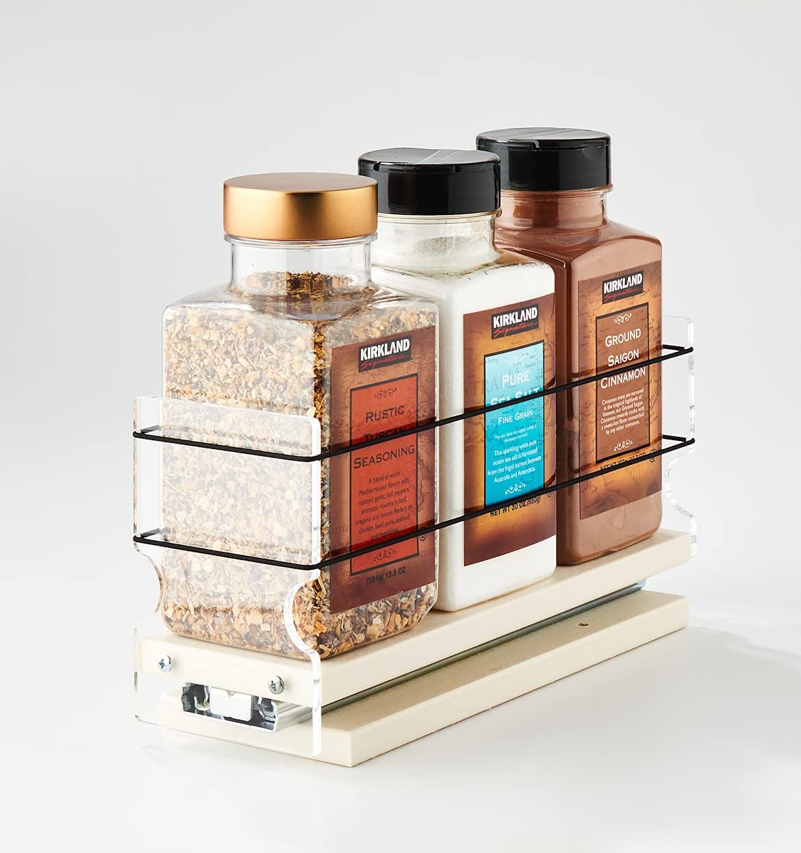 Spice Rack with Large Container Drawer B8510