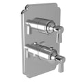 French Gold Thermostatic Trim Plate with Handle Y48260