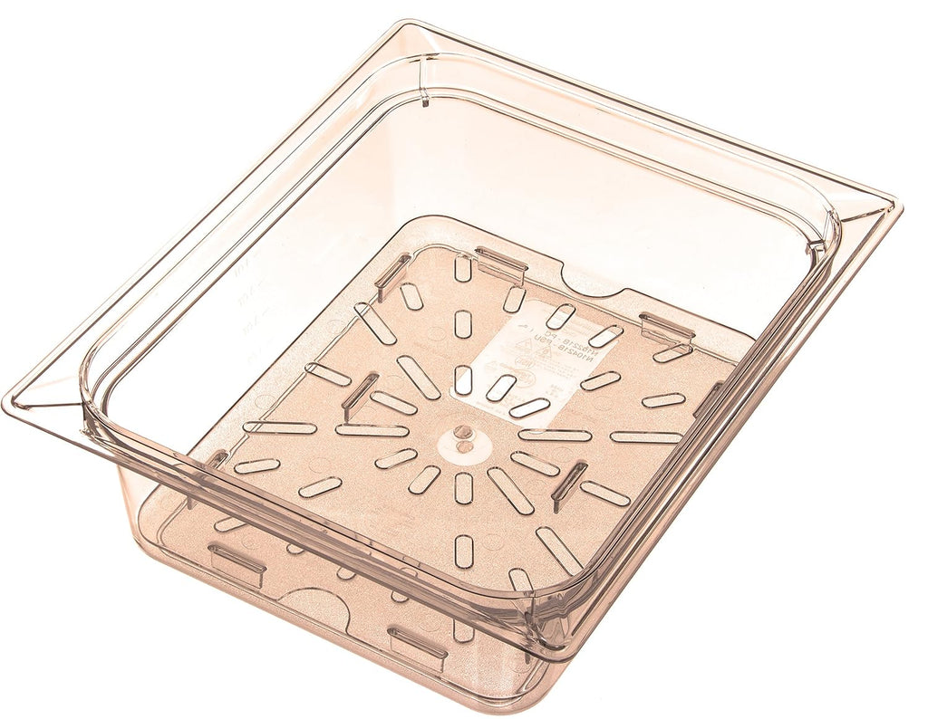 Amber High Heat Drain Shelf for Half Size Food Pan, Case of 6 Y550
