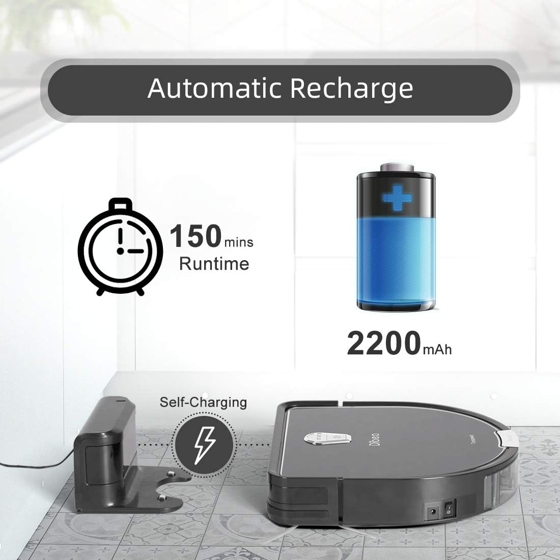 2-in-1 Mopping Robot Vacuum Cleaner B149599