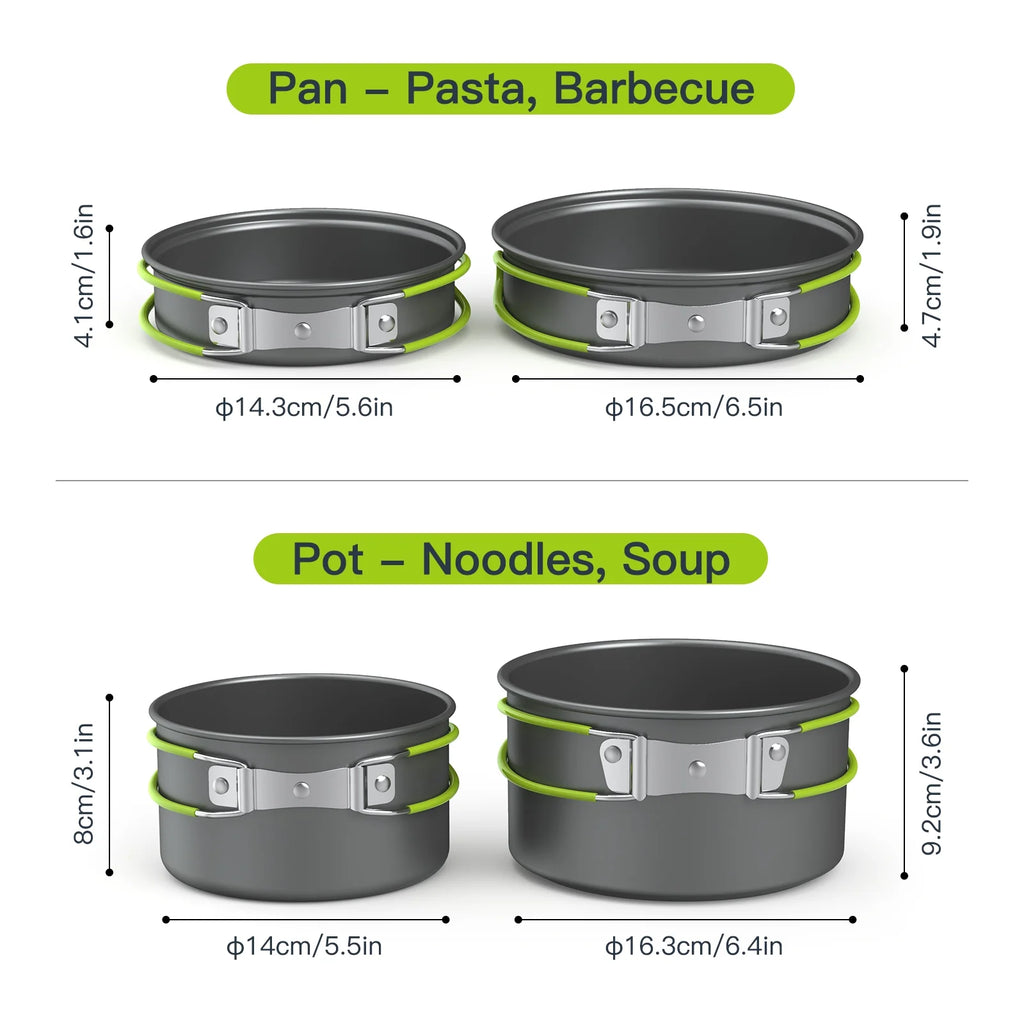 Portable Outdoor Camping Cookware Set H636901